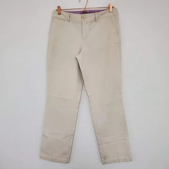 DOCKERS | Khaki Straight Leg Trouser Pant 8 - Picture 1 of 6